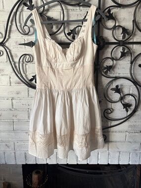 Marciano Cream Mini Dress